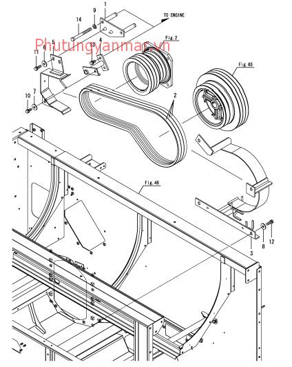 Dây đai truyền động đập